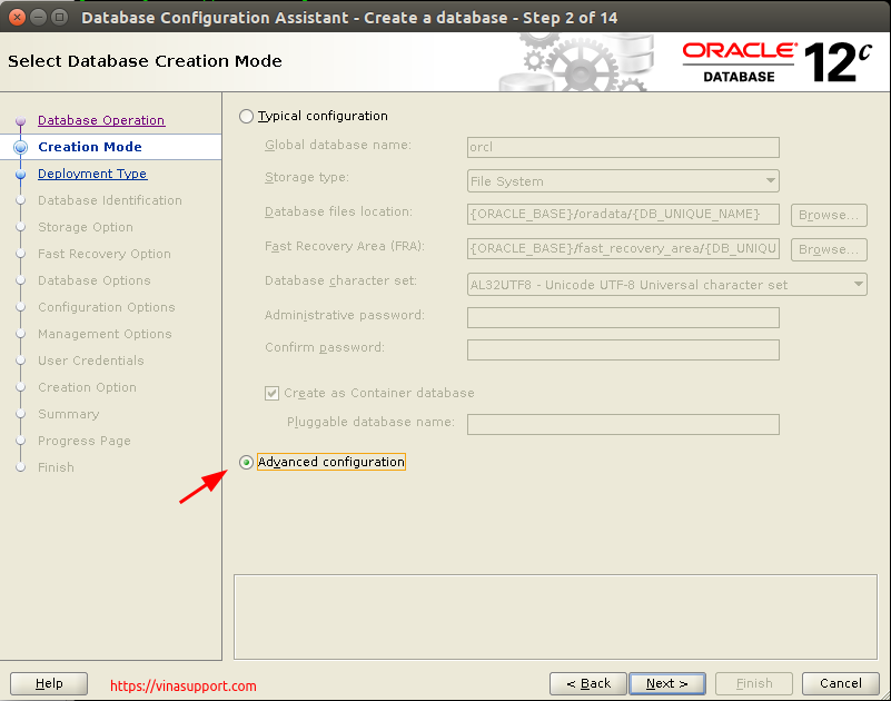 Huong dan cai dat Oracle Database 12c Tren CentOS 7.x - Buoc 25