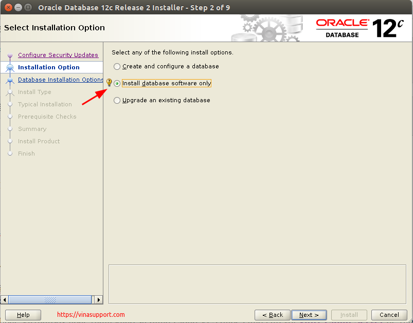 Huong dan cai dat Oracle Database 12c Tren CentOS 7.x - Buoc 3