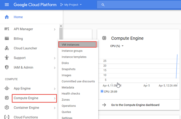 VPS Google Cloud